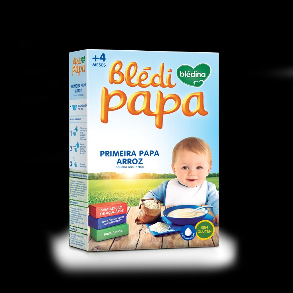 FAR 1 PAPA NL S/GL ARROZ 250G BLEDIP 4M